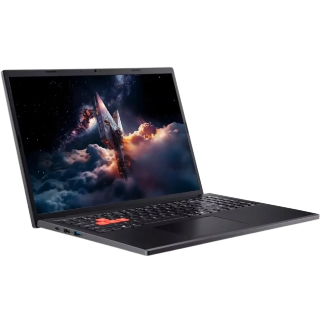 Ноутбук Acer Nitro Lite NL16-71G-57PK (Intel Core 5 220H/16" WUXGA/16Gb/512Gb SSD/NVIDIA GeForce RTX 3050 6Gb/DOS) Black - фото